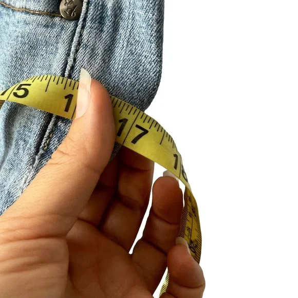 Vintage Y2K Light Blue Flare Leg Denim Low Rise Jeans 7 - Picture 9 of 16